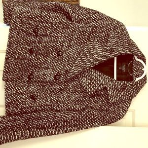 Double breasted tweed jacket
